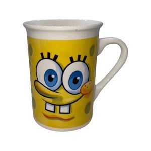 SpongeBob Squarepants Vintage Coffee Cup: Y2K Viacom: GUC: Nickelodeon